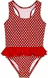 Playshoes UV-Schutz Badeanzug Mädchen Schwimmanzug Badebekleidung, Punkte, 86/92