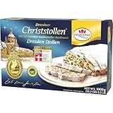 Quendt Dresdner Christstollen 1000 g | Traditioneller Butterstollen mit Rosinen & Marzipan – Original Dresdner Backkunst – Aromatisch & saftig – Perfekt für Advent & Weihnachten