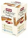 Carny Country Katzenfutter nass Home Mix (6 x 100g), Katzen Nassfutter von animonda ohne Getreide und Zucker, mit frischen fleischlichen Zutaten