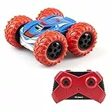 Exost RC 54257 360 Cross by Silverlit, ferngesteuertes Auto, 2.4 Ghz, Spielzeugauto, beidseitig befahrbar, geländetauglich, 360° Stunts, Maßstab 1:18, rot, ab 5 Jahren, Medium
