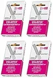 VELOFLEX Lochverstärker 105 x 15 mm, 50er Packung, selbstklebend, glasklar (4)