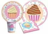 Ciao Y4639 Partygeschirr Party-Set (Pappteller, Bucher, Servietten), Multicolor, 24 Personen