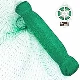Vogelschutznetz 4Mx10M Gartennetz with A 20-Metre Cable Tie, Vogelnetz Pool Netz Teichnetz Pflanzennetz für Taubenabwehr Vogelabwehr für Obstbäume Erdbeer Kirschenbaum