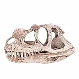 Fdit Retro Dinosaurier Harz Schädel Kopf Modell Replik Skeleton Figurine Sammlung Hause Bar Party Decor