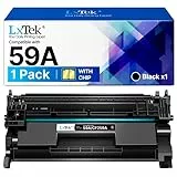 LxTek 59A CF259X für HP 59A Toner Schwarz mit Chip für 59A 59X CF259A CF259X 59 A CF259 A Kompatibel für HP LaserJet Pro MFP M428DW Toner M404DN M404DW M428FDW M428FDN M404 M428 (1 Pack)