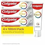 Colgate Zahnpasta Total Original Zahncreme gegen Karies und Plaque. Schützt den Zahnschmelz, 300.0 milliliter