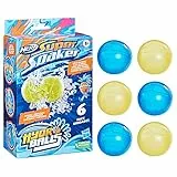 Nerf Super Soaker Hydro Balls 6er-Pack, Wiederverwendbare, mit Wasser befüllbare Bälle