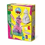 SES Creative 01299 Gips Gießen Einhorn, Fantasievolles Bastelset für Kinder