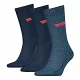 Levi's Unisex Classic Socks, Navy, 43/46