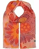 FRAAS Stola mit floralem Design - 70 x 180 cm - leichter Schal mit Blumen-Muster - Sustainability Edition