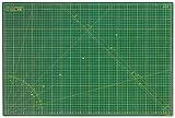 Elan Schneidematte A1 Grün, 5-lagige Schneidematte 60x90 Selbstheilend, Bastelunterlage Schnittfest A1, Cutting Mat 60x90, Schneideunterlage Basteln