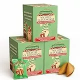 FOOD crew 36x Weihnachts Wichtel Glückskekse - 3 Wichtel-Motive - Weihnachts Glückskekse ideal als Wichtelgeschenk zu Weihnachten, Adventskalenderfüllung oder Nikolaus Geschenke - Glückskeks Vegan