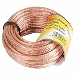 Hama Lautsprecherkabel, 2x 1,5 mm², 10 m, Transparent