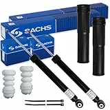2x SACHS Stoßdämpfer + Protection-Kit hinten für Golf 7 Passat Octavia