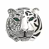 SOIMISS Retro Tiger Brosche Zinklegierung Strass Pin Modisches Kleidung Accessoire Für Pullover Hemd Mantel Und Taschen Party Hochzeit