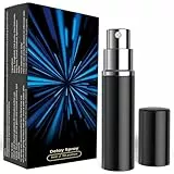 Delay Spray für Mann，verlängert effektiv die Zeit der Männer und erhöht den Komfort，Lässt Sie länger im Bett bleiben (Black 1)