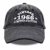 Belillpipi 60 Geburtstag Mann, Geschenk zum 60. Geburtstag Mann, Vintage 1966 Baseball Cap für Männer, Geburtstagsgeschenk für Vater, Opa, Ehemann, Freund, Vatertagsgeschenk