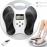 Medic Durchblutungsstimulator für Füße & Beine, EMS Fußmassagegerät, lindert Neuropathie, Knie- & Beinschmerzen, fördert die Fußdurchblutung – Elektrischer TENS Stimulator mit 4