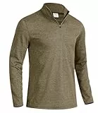 GLESTORE Sweatshirt Herren Langarm Golf 1/4 Zip Sweater Ohne Kapuze Stehkragen Pullover Schwarz&Gelb XXL