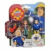 Simba Derek & Steele | Feuerwehrmann Sam | Spiel Figuren Set Toys