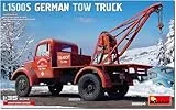 MiniArt 38045 1:35 Abschleppwagen L1500 - originalgetreue Nachbildung, Modellbau, Plastik Bausatz, Basteln, Hobby, Kleben, Modellbausatz, Zusammenbauen