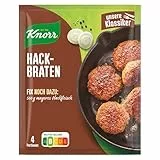Knorr Fix Würzmischung Hackbraten für ein leckeres Fleischgericht ohne geschmacksverstärkende Zusatzstoffe 70 g 1 Stück