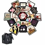 Sporgo Explosion Box, Geschenkbox, Kreative Überraschung Box DIY Fotoalbum Handgemachtes Scrapbook Geschenk für Geburtstag, Weihnachten, Jahrestag, Valentinstag, Heiratsantrag, Hochzeit,(Hexagon)