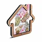 Geldgeschenk Spardose Sparbüchse Sparschwein 25x21cm - Haus