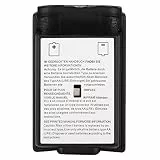 ASHATA Ersatz-Batteriefachdeckel 5-teiliges Universal-Batteriefach-Kit für den 360-Controller(schwarz)