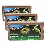 TRIXIE 76153 Kokosfaserhumus, Substrat, gepresst, ergibt 9 l (3er Pack)
