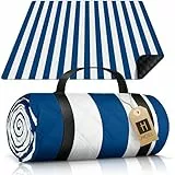 HOEL Picknickdecke 200x200 cm wasserabweisend + isoliert - Strandmatte gepolstert XXL - Picknickdecken - Outdoor Stranddecke für Picknick Camping Strand - Picnic Blanket