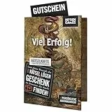 Hidden Games - Rätselkarte - Viel Erfolg - Deutsch - individualisierbare Karte mit Audiobotschaft, Grußkarte, Glückwunschkarte, Geschenkkarte, Gutscheinkarte