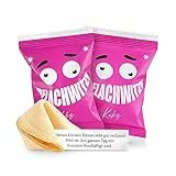 Glückskekse Flachwitze 30er Packung pink | Glückskekse lustige Flachwitze für Kinder und Erwachsene zur Party, Geburtstag, Candybar, Geschenk | Kekse frisch gebacken vegan & made in Germany