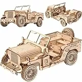 Little Story Holz Puzzle 3D Pädagogisch Do it Self Für Kinder Erwachsene Sammlerstück (Militärfahrzeug)