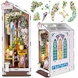 Ltteaoy DIY Miniatur Haus Kits,Gewächshaus Puppenhaus Booknook Handwerk Kits für Jugendliche,Book Nook Modell Kits für Erwachsene zu Bauen Geburtstagsgeschenk für Frauen und Mädchen