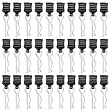 Deerc Ersatzteile, 30 Pcs RC Karosserie Clips für ferngesteuerte Spielzeuge & Zubehör, hochwertige Karosserieklammern für 1/10 1/12 1/16 Modelle, ideal für Rennreparaturen und Upgrades