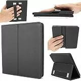 Hülle für Kindle Oasis 10. Generation-2019 und 9. Generation-2017 erschienen, PU-Lederbezug H01 - Schwarz