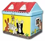 Spardose als Haus mit KRTEK - der kleine Maulwurf
