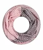 Majea Damen Loop Schal Schlauchschal Halstuch (880027) (rosa 6)
