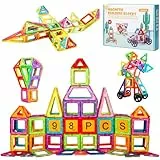 Assark 144pcs Magnetische Bausteine, Castle Magnetblöcke Konstruktion Bauen Blöcke Set für Kinder Spielzeug für 3 4 5 6 7 8 Jahre Alte, Lernspielzeug für Mädchen Jungen Geschenk