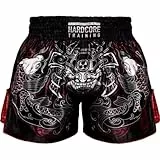 Hardcore Training Muay Thai Kurze Hose Herren Thaiboxen Shorts MMA Kampf Kickboxen Sparring Boxen