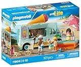 PLAYMOBIL | Vacation on The Beach | Ice Cream Truck mit Surfshop | Spielzeug ab 4 Jahren | Geschenk für Kinder | Fördert Kreativität & Rollenspiel | Strand-Abenteuer mit Figuren & Fahrzeug | 71904