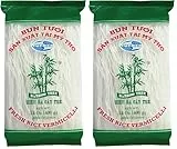 BAMBOO TREE - Frische Reis Vermicelli - (1 X 400 GR) (Packung mit 2)