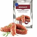 BROWIN® Schweinedarm 310609 | Premium Naturdarm für hausgemachte Wacholderwurst, Weißwurst, Bratwurst | Kaliber 28/30 m, 15 Meter | 7 bis 9 kg Fleisch