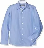 G.O.L. Jungen Slim Fit Hemden Hemd mit Kentkragen, Slimfit, Einfarbig, Gr. 176, Blau (bleu 10)