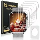 UniqueMe für Apple Watch 40 mm Series 6/5/4/SE Schutzfolie, 6 Stück Flexible TPU Folie, Maximale Abdeckung Selbstheilung Displayschutz Folie für iWatch 40 mm