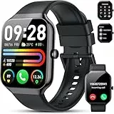 Motast Smartwatch Herren Damen,1,96' HD Touch Fitnessuhr mit Telefonfunktion, 110+Sportmodi Smart Watch Fitness Tracker, IP68 Wasserdicht für Android iOS