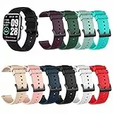 RuenTech weiches Silikonarmband Kompatibel für aptkdoe smartwatch Armband für aptkdoe P66D 1,85 zoll ersatzarmband (10er Pack)