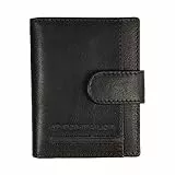 TOM TAILOR Devon Herren Geldbörse Kreditkartenetui Klein Schwarz