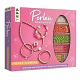 TOPP Perlen-Schmuckset - Power Flowers. Anleitung und Material für fünf Schmuckstücke in angesagten Farben, Weiß